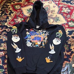 Freeze Looney Tunes SPACE JAM Black Hoodie
